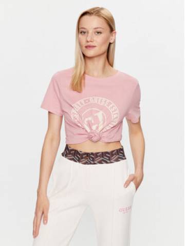 Guess Футболка Debora V3YI07 I3Z14 Рожевий Regular Fit Guess Футболка Debora V3YI07 I3Z14 Рожевий Regular Fit