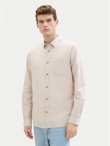Tom Tailor Сорочка 1040141 Бежевий Regular Fit Tom Tailor Сорочка 1040141 Бежевий Regular Fit