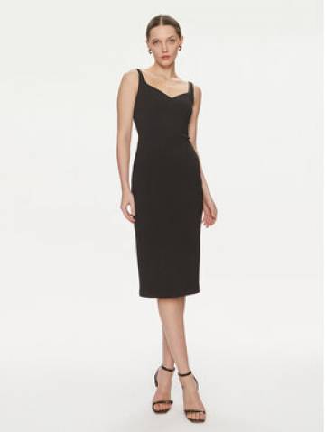 Elisabetta Franchi Коктейльна сукня AB-544-41E2-V360 Чорний Regular Fit Elisabetta Franchi Коктейльна сукня AB-544-41E2-V360 Чорний Regular Fit