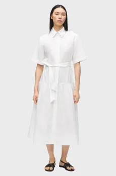 Женское белое платье SHIRT Белый 40 Karl Lagerfeld B2W13017