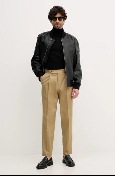 Кожаная куртка BOSS Orange Jakri Jakri