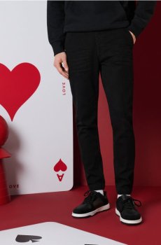 Джинси jogger - чорний