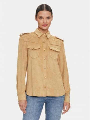 Guess Сорочка Margot W4YH0C WG6T0 Коричневий Slim Fit Guess Сорочка Margot W4YH0C WG6T0 Коричневий Slim Fit