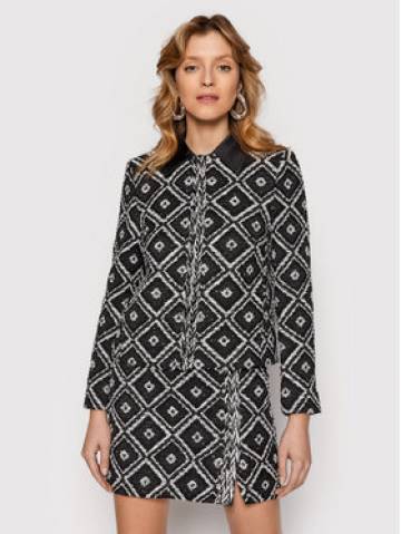 KARL LAGERFELD Піджак Boucle 220W1402 Чорний Regular Fit KARL LAGERFELD Піджак Boucle 220W1402 Чорний Regular Fit