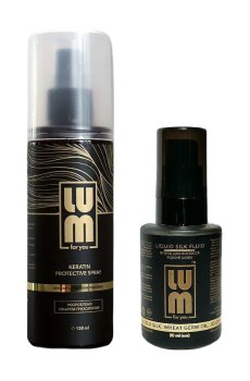 Уценка! Набор для волос LUM Сияние и блеск волос (термозащитный спрей, 120 мл + флюид, 30 мл)