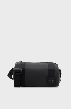 Мужская черная сумка RUBBERIZED Черный ONESIZE Calvin Klein LV04D3555G