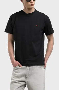 Мужская черная футболка Черный M Replay M3015 .000.2660