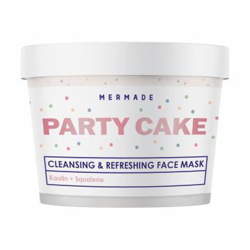 Кремовая маска для лица Mermade Party Cake с каолином, скваланом и сферами, 100 г Кремовая маска для лица Mermade Party Cake с каолином, скваланом и сферами, 100 г