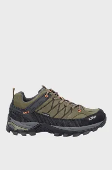 Мужские оливковые замшевые ботинки RIGEL LOW TREKKING SHOES WP Оливковый 40 CMP 3Q13247-55ES