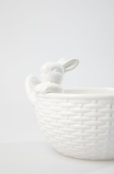 Піала керамічна з фігуркою кролика 1 л