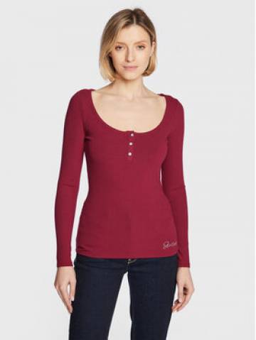 Guess Блузка Karlee Jewel W2YP46 KBCO2 Бордовий Slim Fit Guess Блузка Karlee Jewel W2YP46 KBCO2 Бордовий Slim Fit