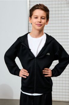 Кофта на блискавці Active - чорний
