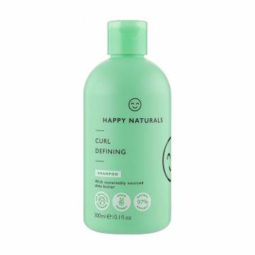 Шампунь для волос Happy Naturals Curl Defining Shampoo Послушные локоны, 300 мл Шампунь для волос Happy Naturals Curl Defining Shampoo Послушные локоны, 300 мл