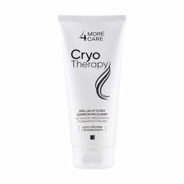 Мицеллярный шампунь More4Care Cryo Therapy Micellar Shampoo для поврежденных и тусклых волос, 200 мл Мицеллярный шампунь More4Care Cryo Therapy Micellar Shampoo для поврежденных и тусклых волос, 200 мл