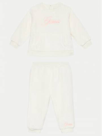 Guess Спортивний костюм A4BG13 WFRS0 Бежевий Regular Fit Guess Спортивний костюм A4BG13 WFRS0 Бежевий Regular Fit