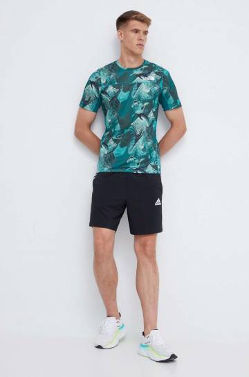 Спортивная футболка The North Face Sunriser цвет зелёный узорный Спортивная футболка The North Face Sunriser цвет зелёный узорный