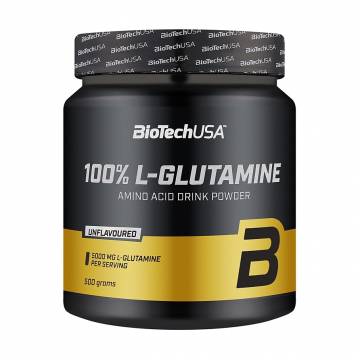 Аминокислота BioTech USA 100% L-Glutamine в порошке, 5000 мг, 500 г Аминокислота BioTech USA 100% L-Glutamine в порошке, 5000 мг, 500 г