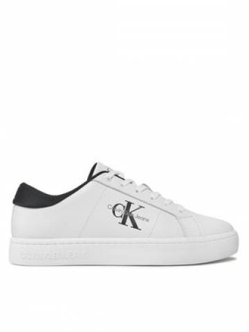 Calvin Klein Jeans Снікерcи Classic Cupsole Low Laceup Lth YM0YM00864 Бежевий Calvin Klein Jeans Снікерcи Classic Cupsole Low Laceup Lth YM0YM00864 Бежевий