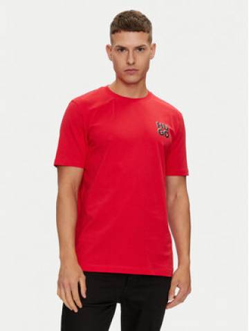 Hugo Футболка Dimoniti 50522434 Червоний Regular Fit Hugo Футболка Dimoniti 50522434 Червоний Regular Fit
