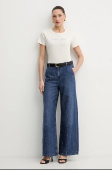 Хлопковая футболка Liu Jo