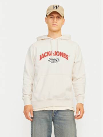 Jack&Jones Світшот Bronx 12262919 Écru Regular Fit Jack&Jones Світшот Bronx 12262919 Écru Regular Fit