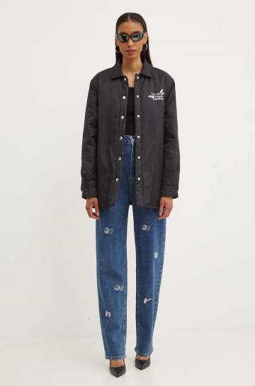 Куртка Moschino Jeans женская цвет чёрный переходная 0608.8217 Куртка Moschino Jeans женская цвет чёрный переходная 0608.8217