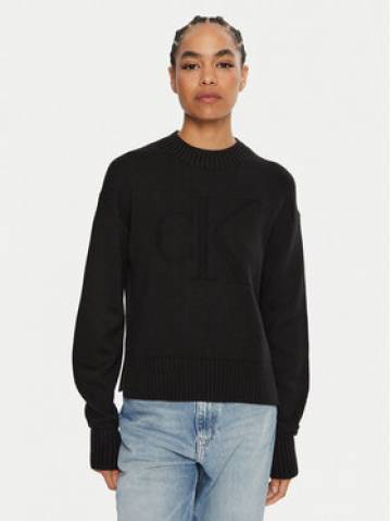 Calvin Klein Jeans Светр J20J224224 Чорний Regular Fit Calvin Klein Jeans Светр J20J224224 Чорний Regular Fit