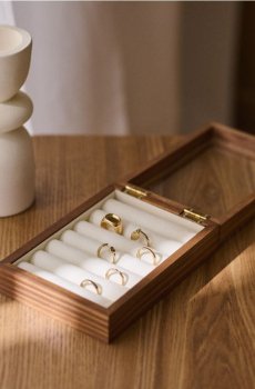 Дерев’яна скринька - бежевий