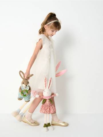 Міні-сукня з металізованою ниткою - різнобарвний Міні-сукня з металізованою ниткою - різнобарвний