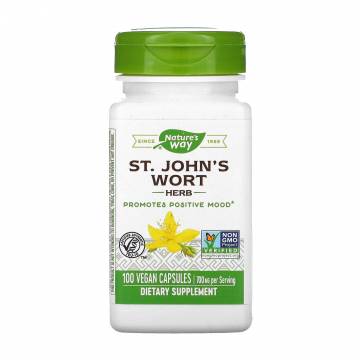 Зверобой Natures Way St. Johns Wort 700 мг, 100 капсул Зверобой Natures Way St. Johns Wort 700 мг, 100 капсул