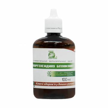 Антисептик Ключі Здоровя Хлоргексидин биглюконат, 0.05% раствор, 100 мл