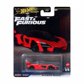 Автомодель Hot Wheels Форсаж McLaren Senna, красная, от 3 лет (HNW46)