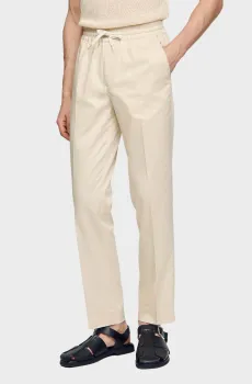 Мужские белые брюки Белый 44 Sandro SHPPA01116_Light Beige