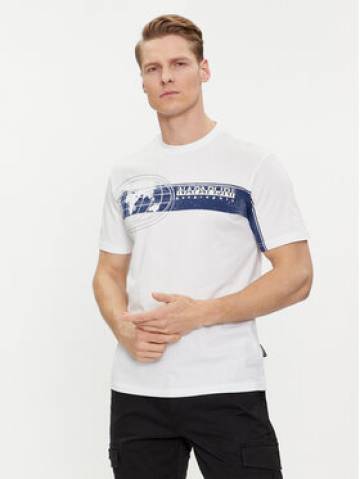 Napapijri Футболка S-Manta NP0A4HQH Білий Regular Fit Napapijri Футболка S-Manta NP0A4HQH Білий Regular Fit