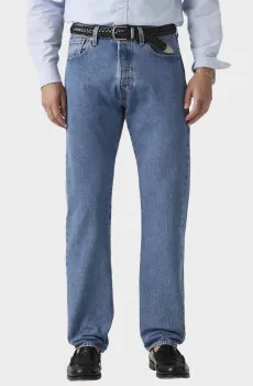 Мужские голубые джинсы 501® Relaxed Fit Голубой 38-32 Levi’s® 0057V;0008