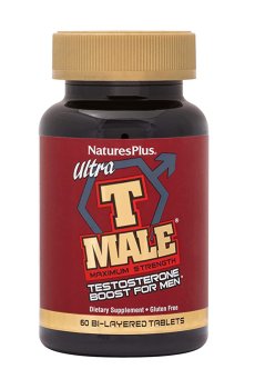 Усилитель тестостерона для мужчин NaturesPlus Ultra T Male, 60 таблеток