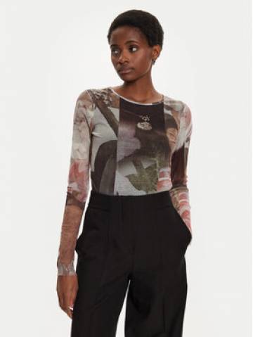 Desigual Блузка Carson 24WWTK59 Коричневий Regular Fit Desigual Блузка Carson 24WWTK59 Коричневий Regular Fit