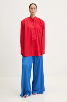 Рубашка Fiorucci Red Embroidered Padded Shirt