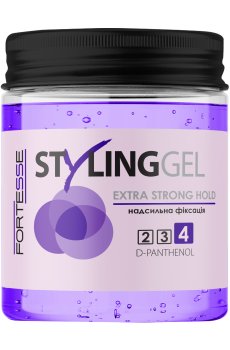 Гель для укладки волос FORTESSE Styling Gel сверхсильной фиксации, 250 мл