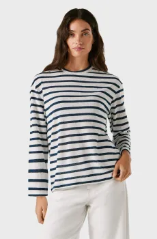 Женский лонгслив в полоску MARLEN Разноцветный L Pepe Jeans PL5000144