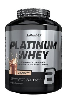 Протеин BioTechUSA Platinum Whey Печенье с кремом, в порошке, 2 кг