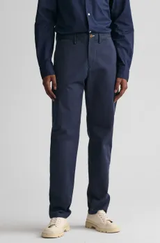 Мужские темно-синие чиносы REGULAR TWILL CHINOS Синий 38-32 Gant 1505222