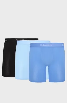 Мужские боксеры (3 шт) BOXER BRIEF Разноцветный S Calvin Klein LV00NB4394