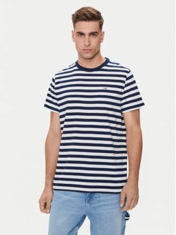 Tommy Jeans Футболка Entry DM0DM20420 Cиній Slim Fit Tommy Jeans Футболка Entry DM0DM20420 Cиній Slim Fit