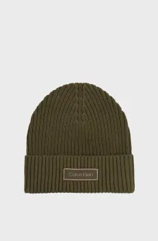Мужская оливковая шапка CHUNKY Оливковый ONESIZE Calvin Klein LV04D8053G