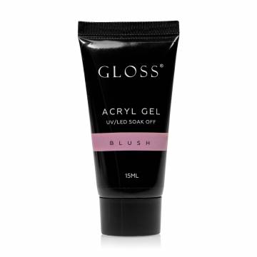 Акрил-гель для ногтей Gloss Acryl Gel UV/LED Soak Off, Blush, 15 мл Акрил-гель для ногтей Gloss Acryl Gel UV/LED Soak Off, Blush, 15 мл