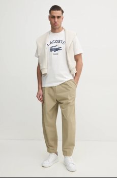 Хлопковая футболка Lacoste