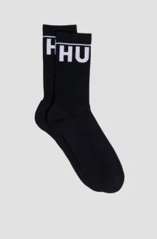 Мужские черные носки (2 пары) Черный 35-38 HUGO 50510647;001