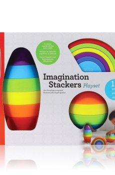 Развивающий набор 3 в 1 Infantino Удивительные конструкторы, от 1 года, 19 элементов (315300)