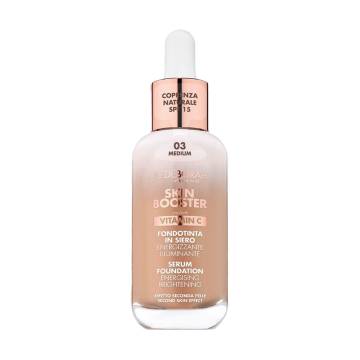 Тональная сыворотка для лица Deborah Skin Booster Serum Foundation Vitamin C SPF 15, 03 Medium, 30 мл